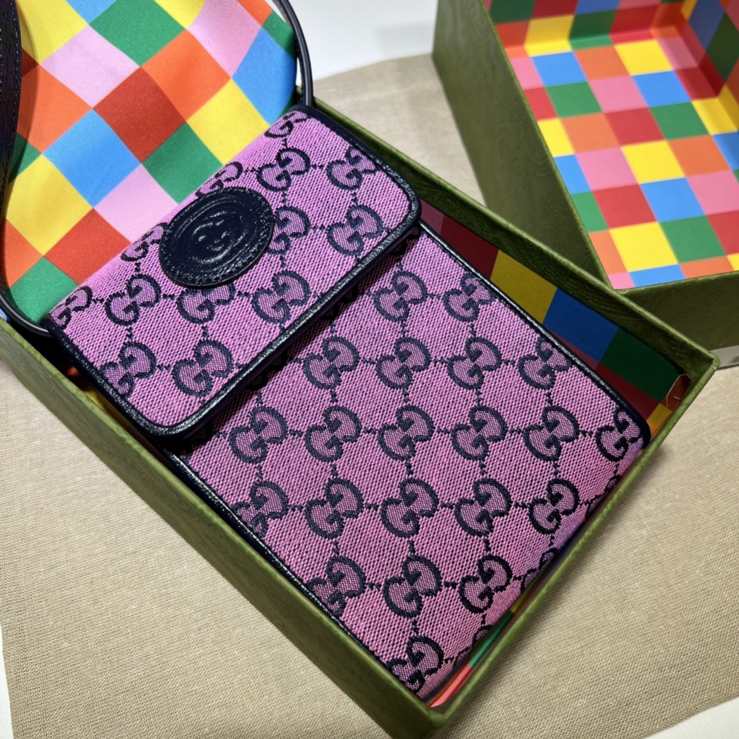 GUCCI古驰GG Multicolor系列迷你手袋657582