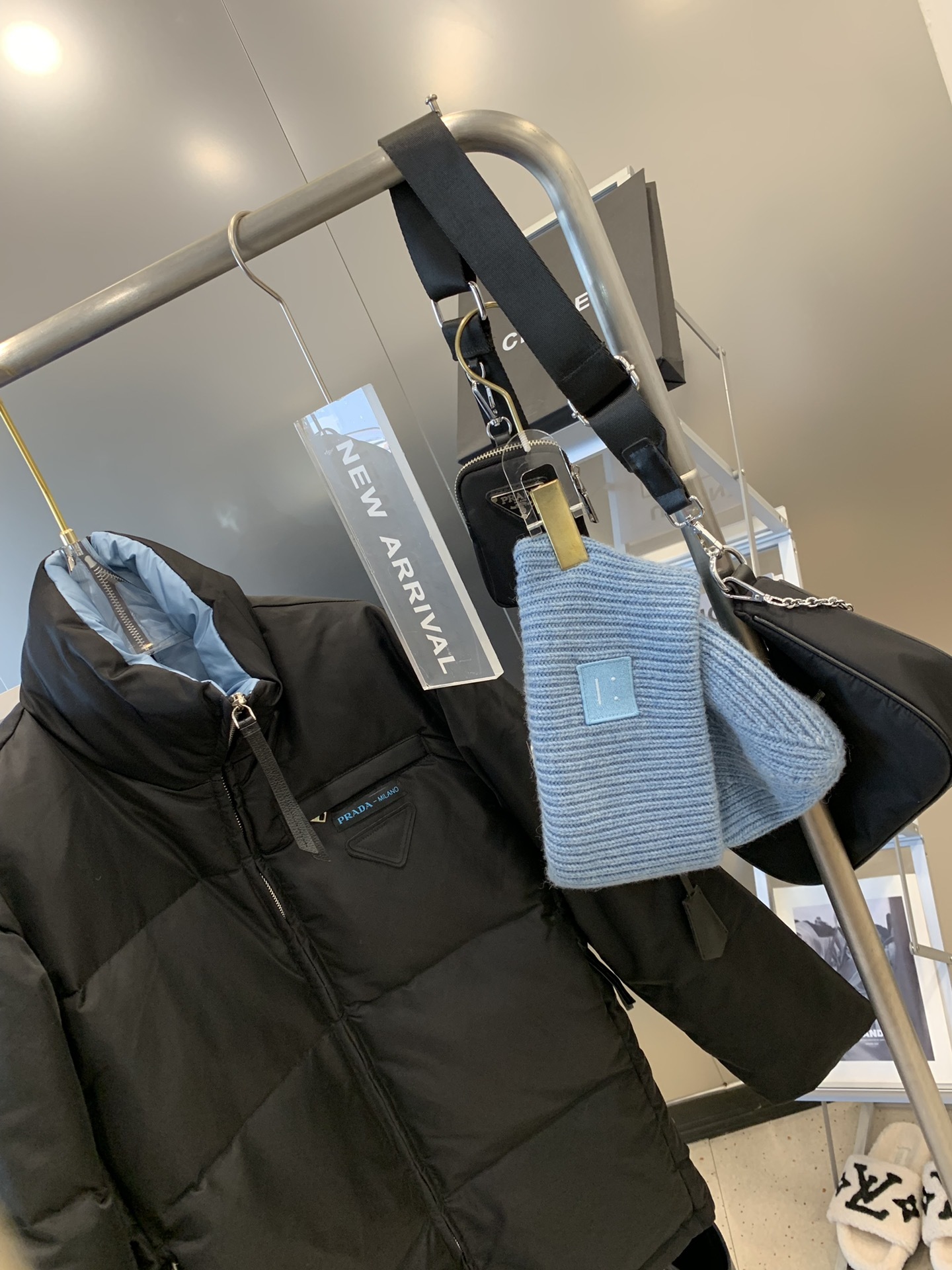 p家三角标中长羽绒服s肩宽50胸围1