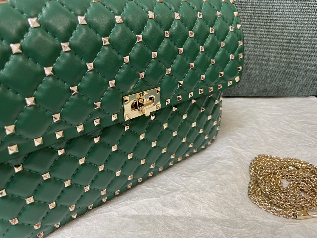 Valentino华伦天奴顶级羊皮肩背包0123