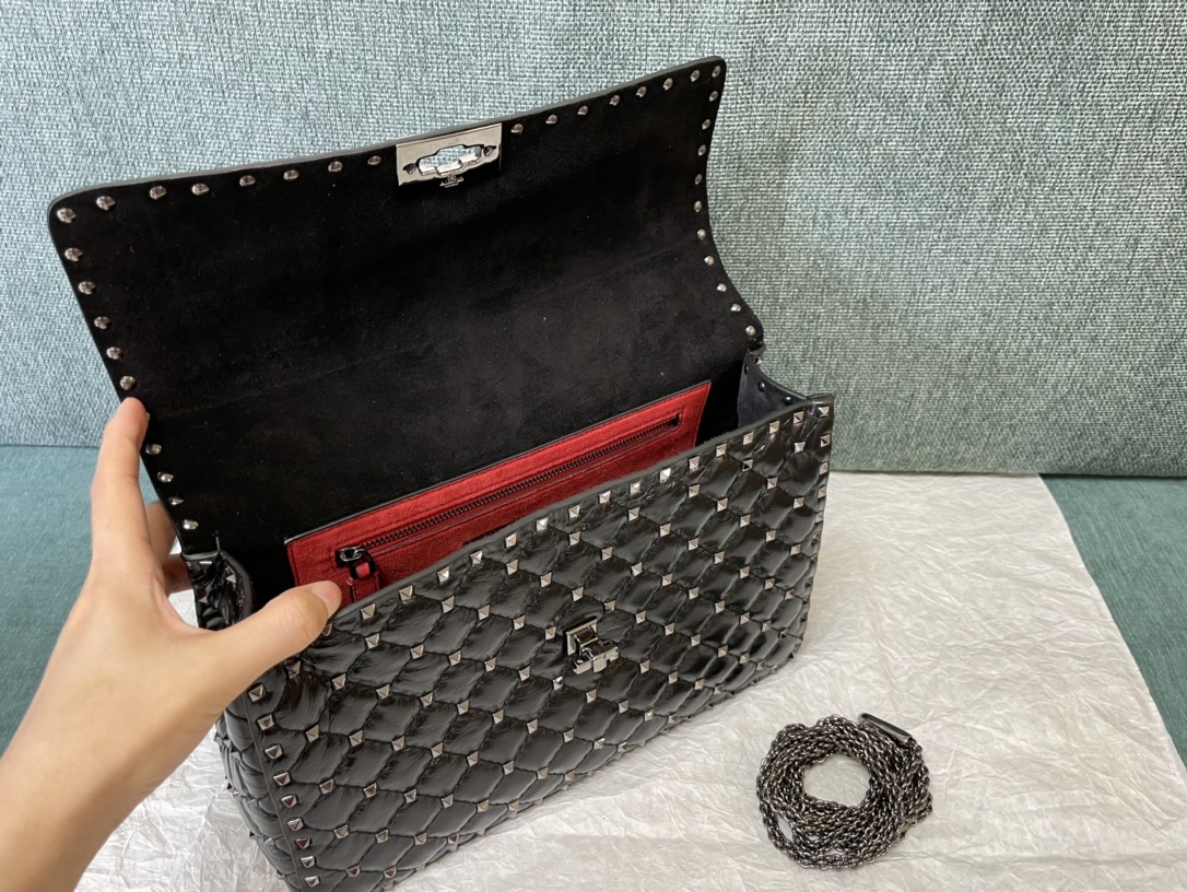 Valentino华伦天奴顶级羊皮肩背包0123