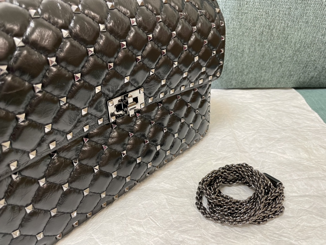 Valentino华伦天奴顶级羊皮肩背包0123