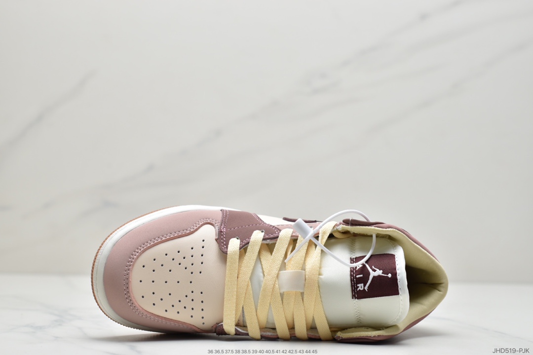 190 Air Jordan 1 MID紫红 DO7440-821