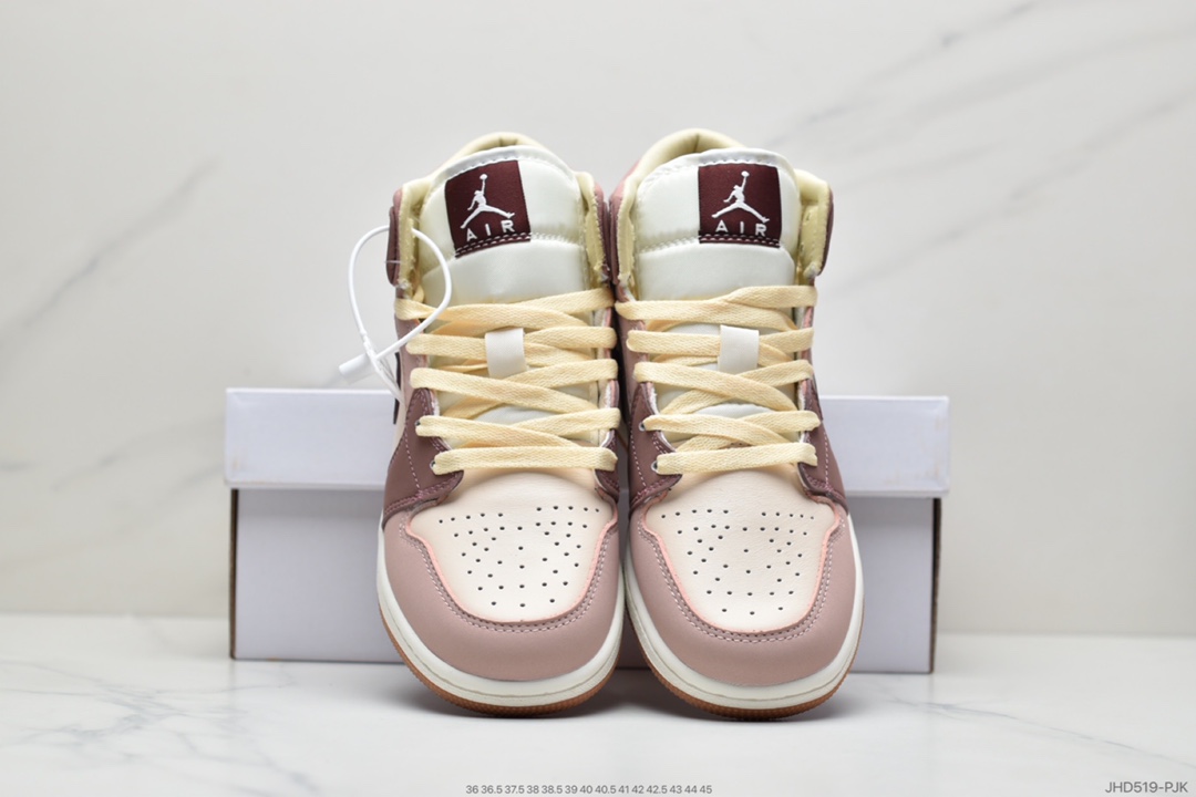 190 Air Jordan 1 MID紫红 DO7440-821