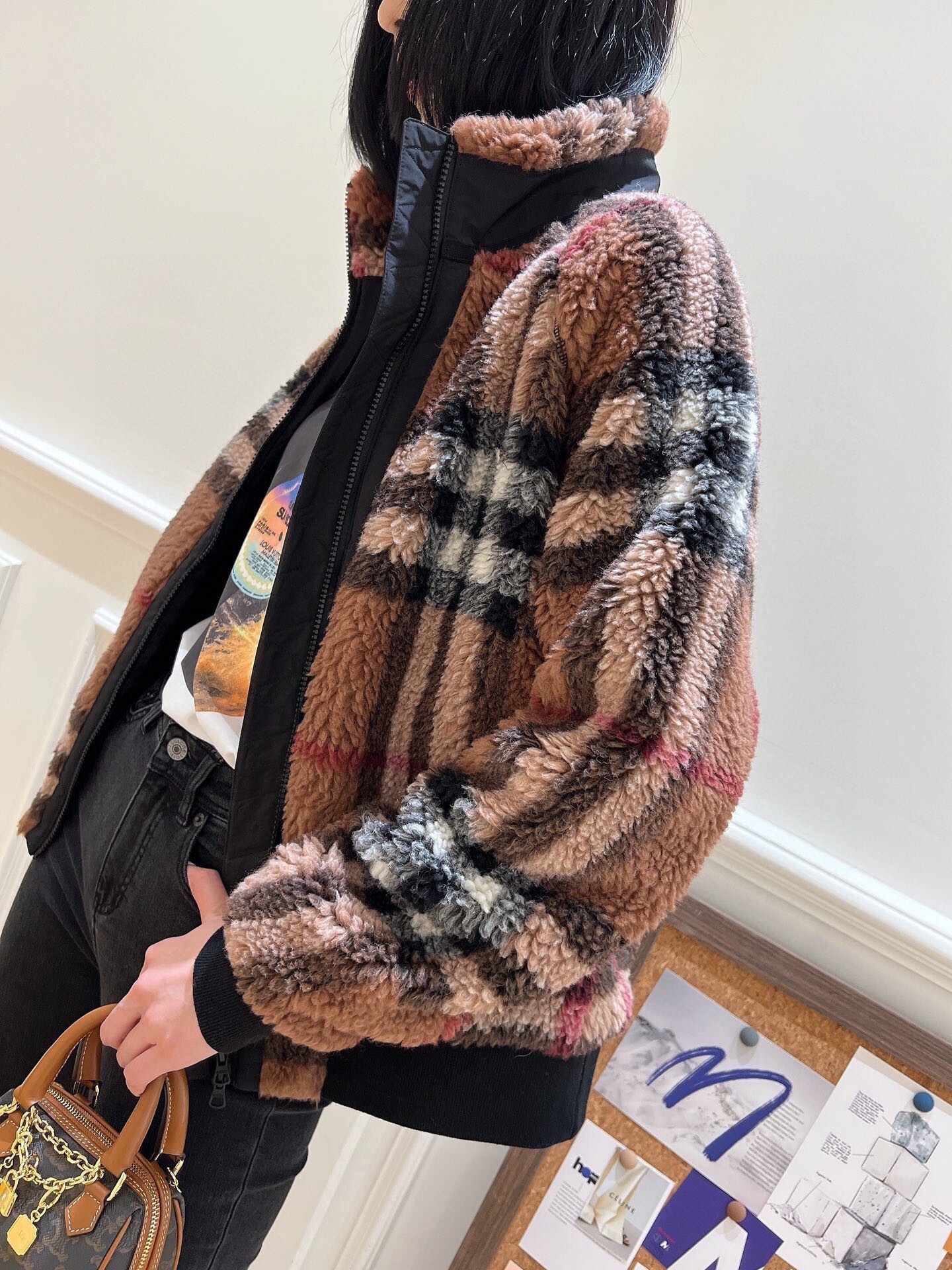 ️BURBERRYBBR泰迪格纹羊毛