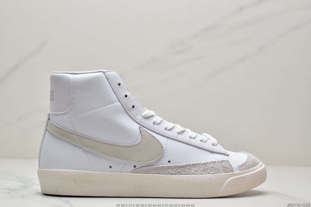 170 耐克开拓者高帮系列Nike W Blazer002 Mid Vintage Suede 复古经典开拓者 CD9318-100