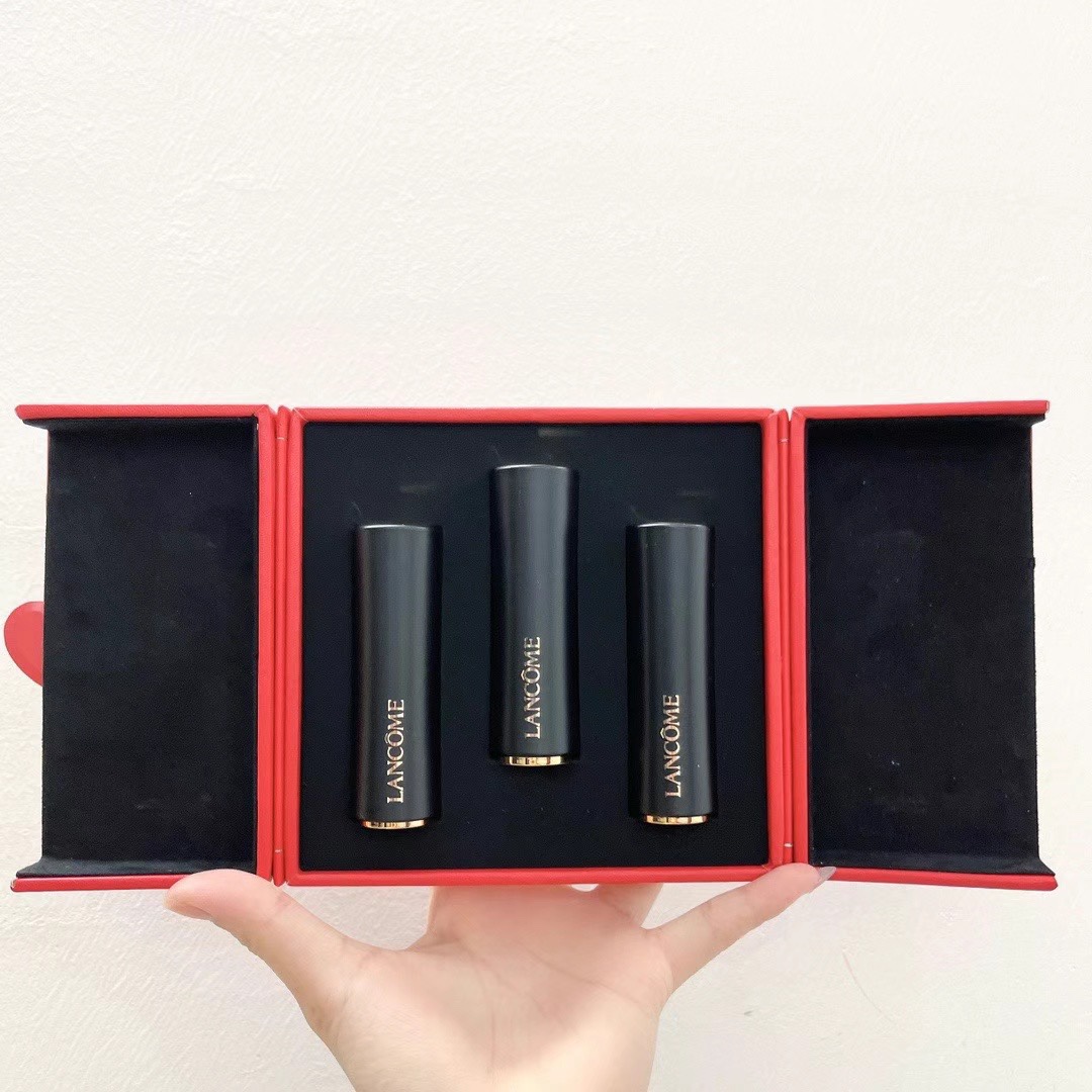 Lancome L'Absolu Rouge Lipstick Set - Matte 196, 295 & Cream 118 Shades 2 i1636858708 8812 1