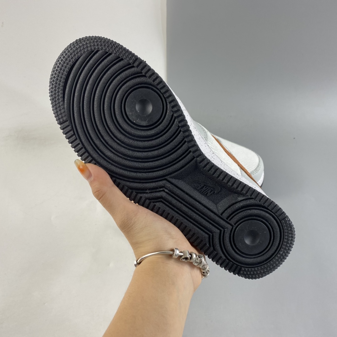 P160  NIKE Air Force 1 BG ”ACG” 灯芯绒拼色 空军一号低帮休闲板鞋 DO4657-081