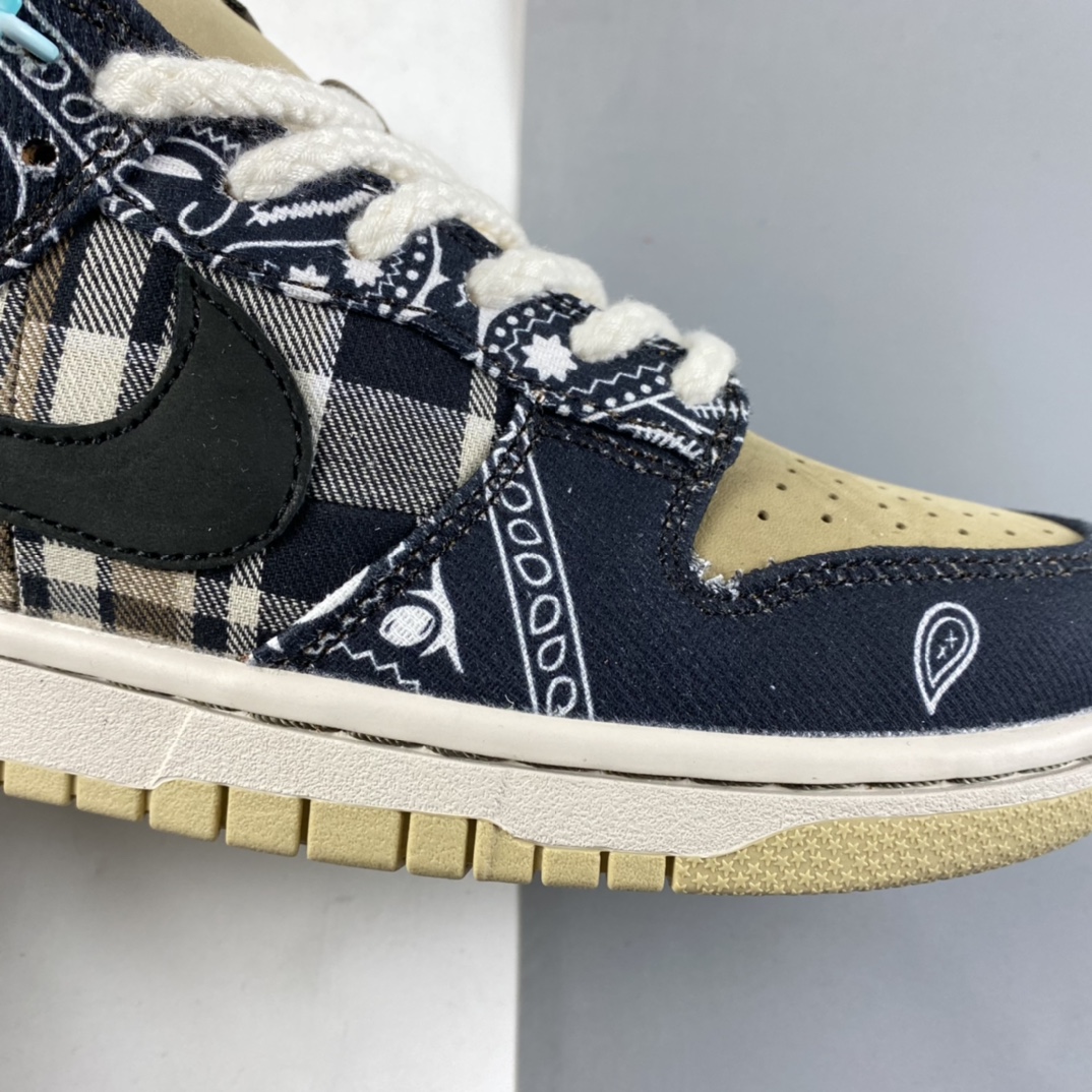 P240 Travis Scott x Nike SB Dunk Low”Jackboys”扣篮系列低帮经典百搭休闲运动板鞋“TS联名腰果花白土黄” CT5053-001