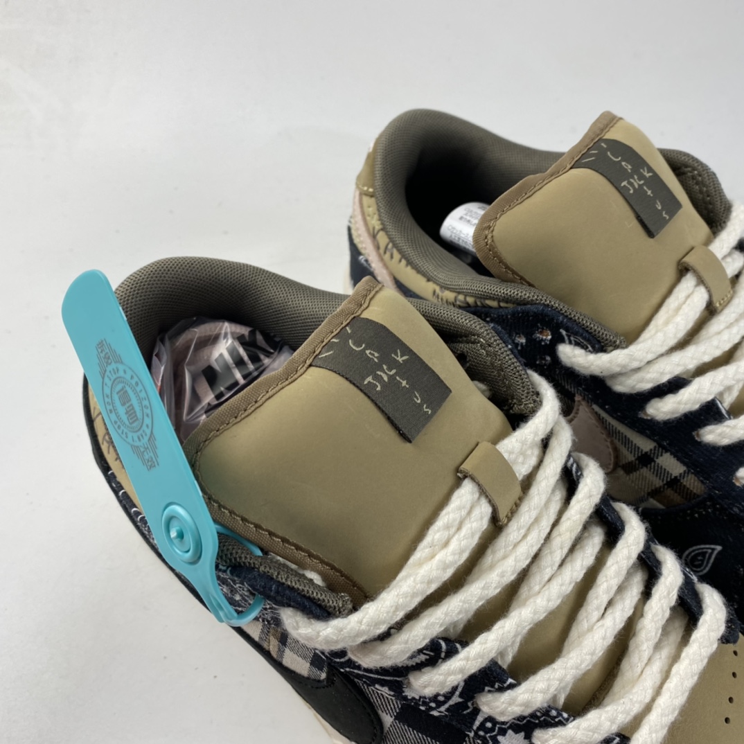 P240 Travis Scott x Nike SB Dunk Low”Jackboys”扣篮系列低帮经典百搭休闲运动板鞋“TS联名腰果花白土黄” CT5053-001