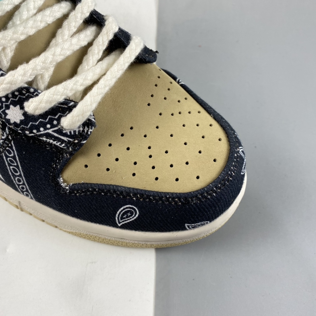 P240 Travis Scott x Nike SB Dunk Low”Jackboys”扣篮系列低帮经典百搭休闲运动板鞋“TS联名腰果花白土黄” CT5053-001