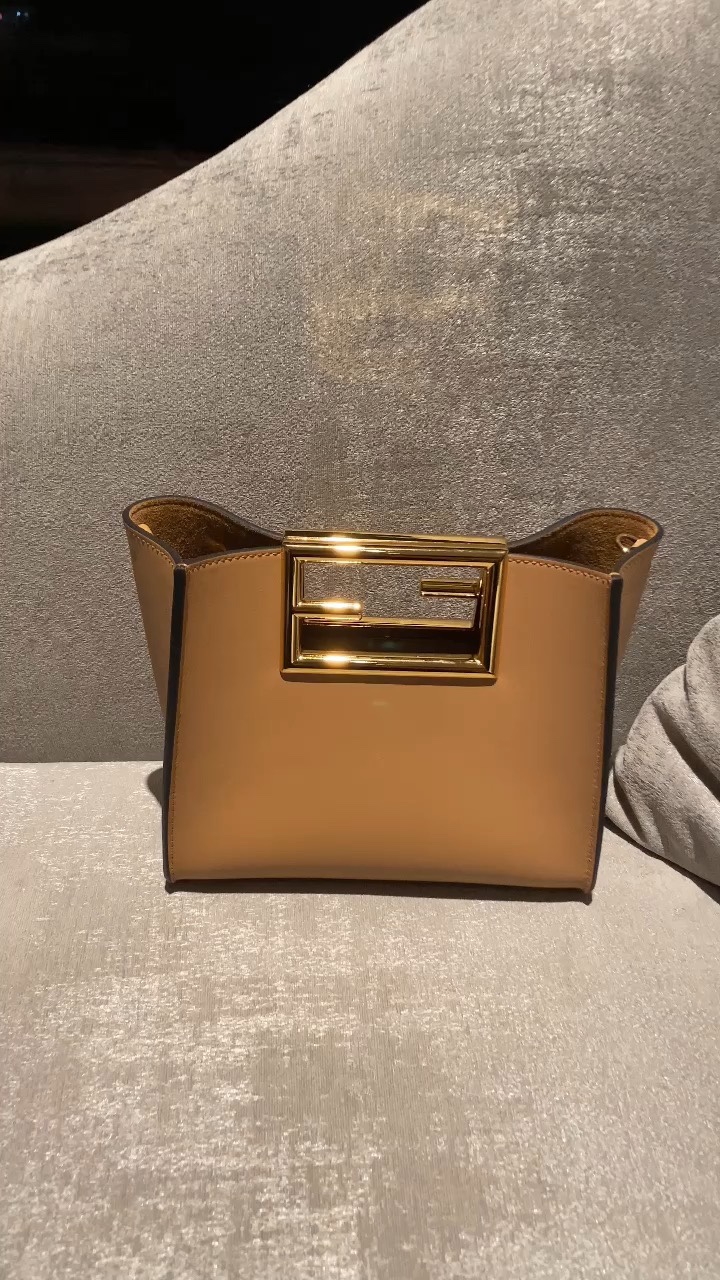 Fendi Way new double F buckle handbag