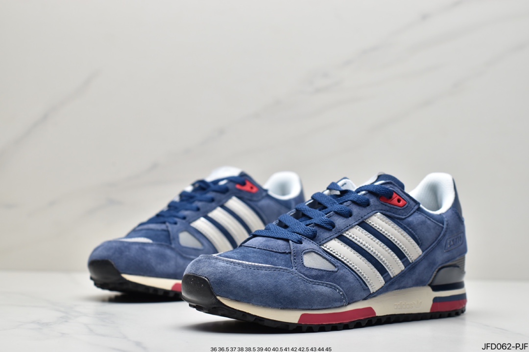 170 Adidas三叶草 Originals ZX750系列运动慢跑鞋 D65229