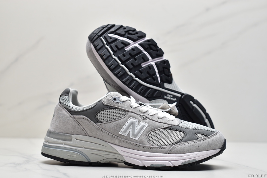 180 新百伦New Balance in USA MR993系列美产血统经典复古休闲运动百搭老爹跑步鞋 “元祖灰银3M”MR993BK