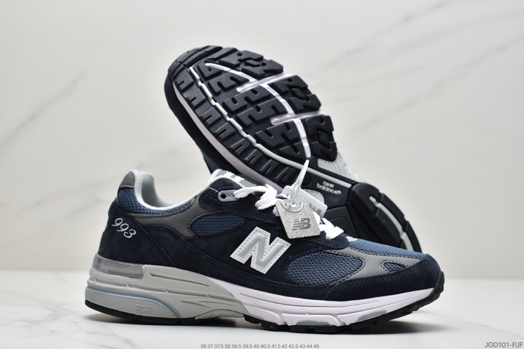 180 新百伦New Balance in USA MR993系列美产血统经典复古休闲运动百搭老爹跑步鞋 “元祖灰银3M”MR993BK