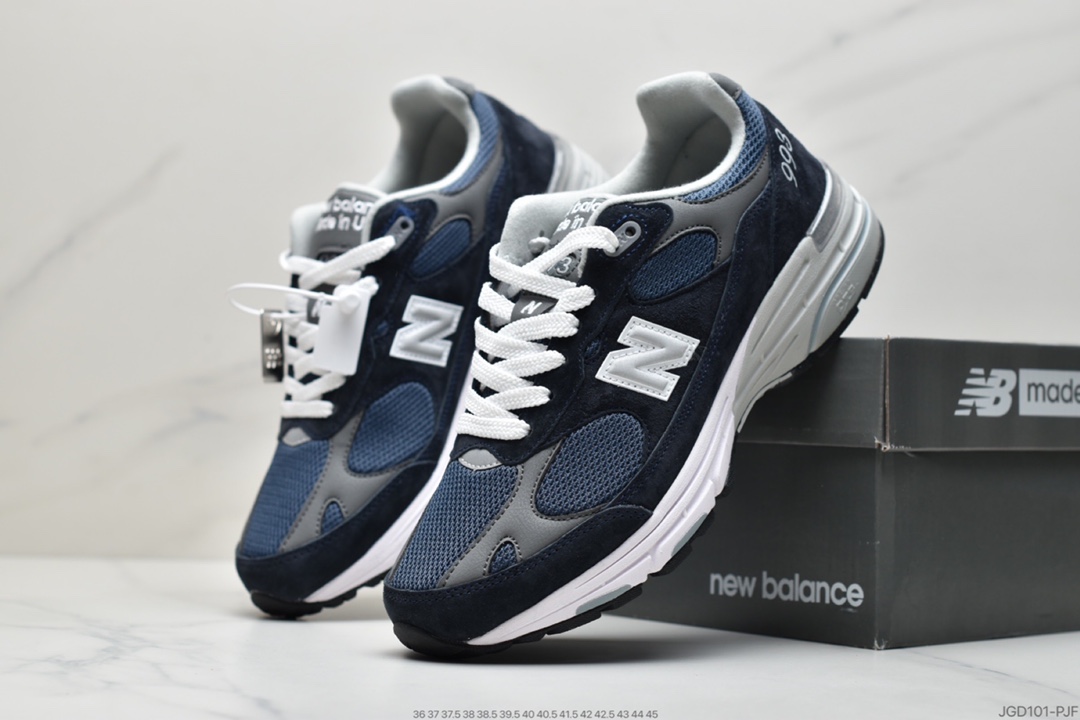 180 新百伦New Balance in USA MR993系列美产血统经典复古休闲运动百搭老爹跑步鞋 “元祖灰银3M”MR993BK