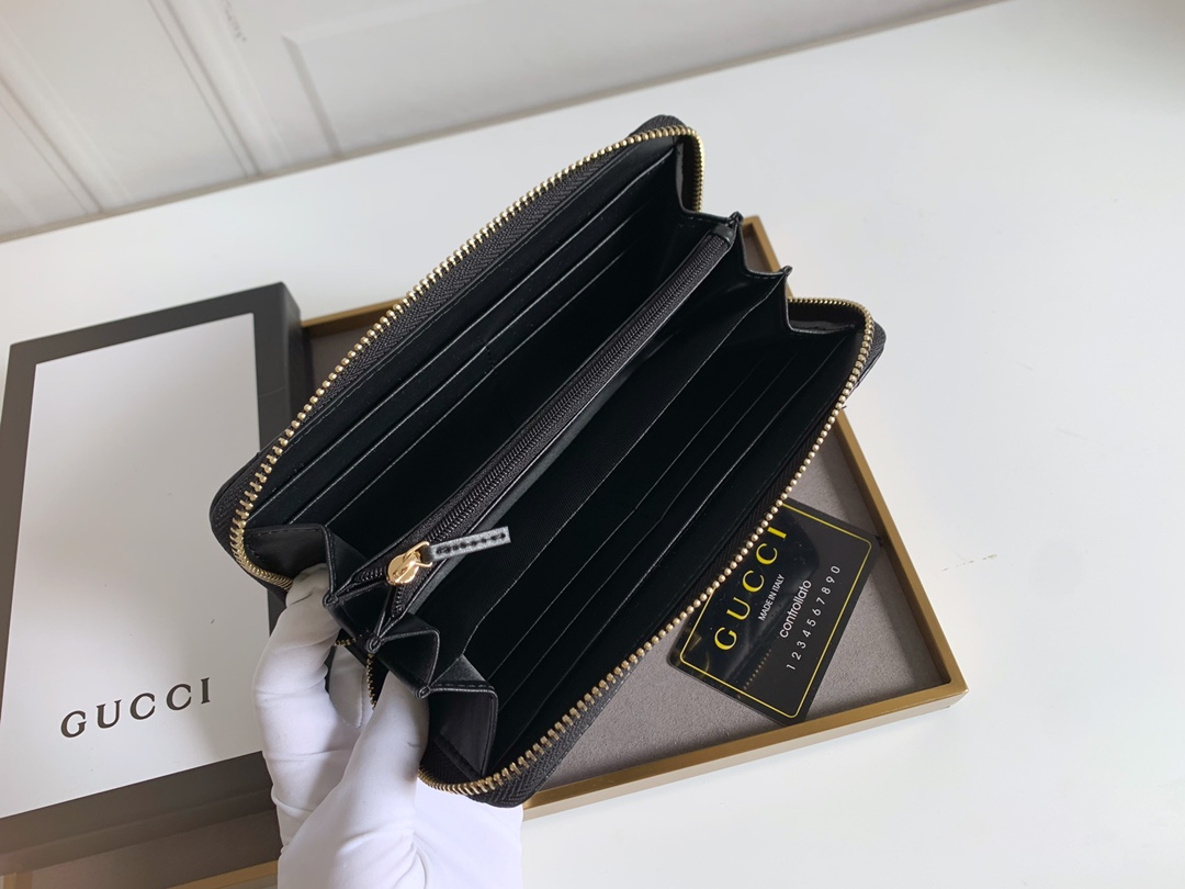 Gucci Soho レディース クラシック ラウンドファスナー財布