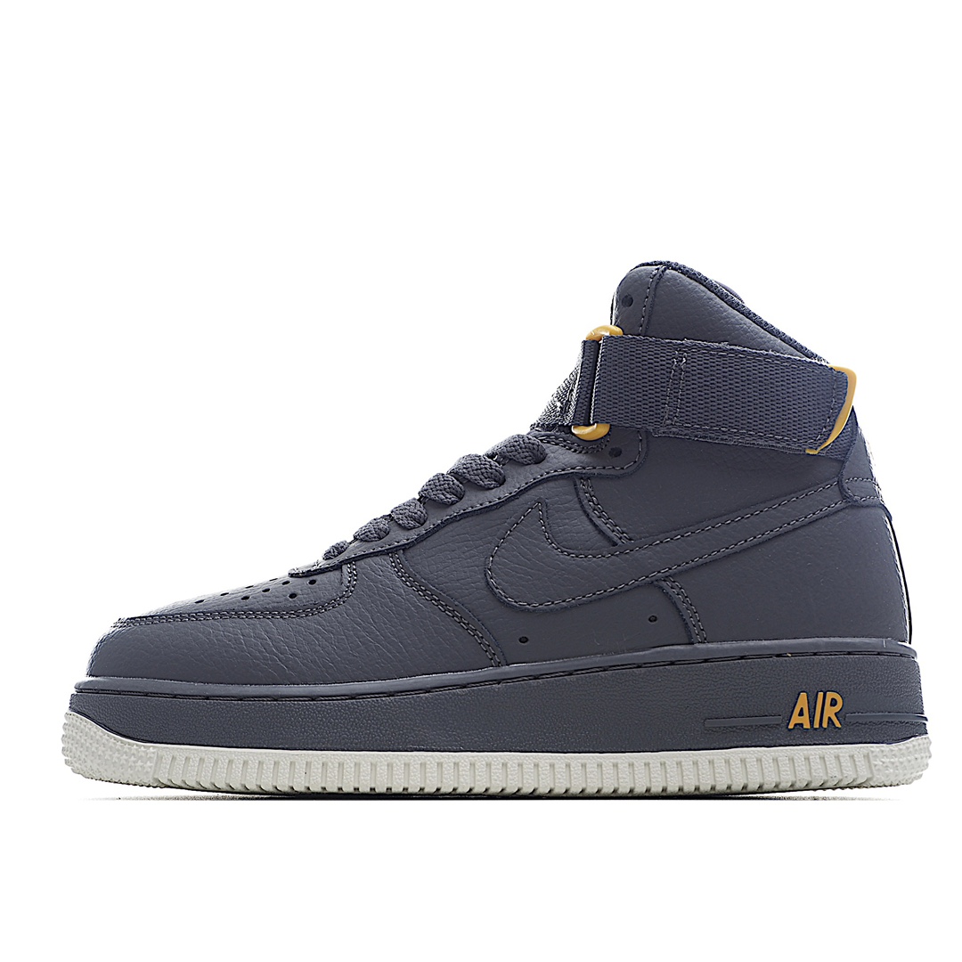 H0 NK Air Force 1 High 07 空军一号 灰 官方同步 原装级别 原楦头原纸板 打造纯正空军版型专注外贸渠道 全掌内置蜂窝气垫 原盒配件 原厂中底钢印、拉帮完美 官方