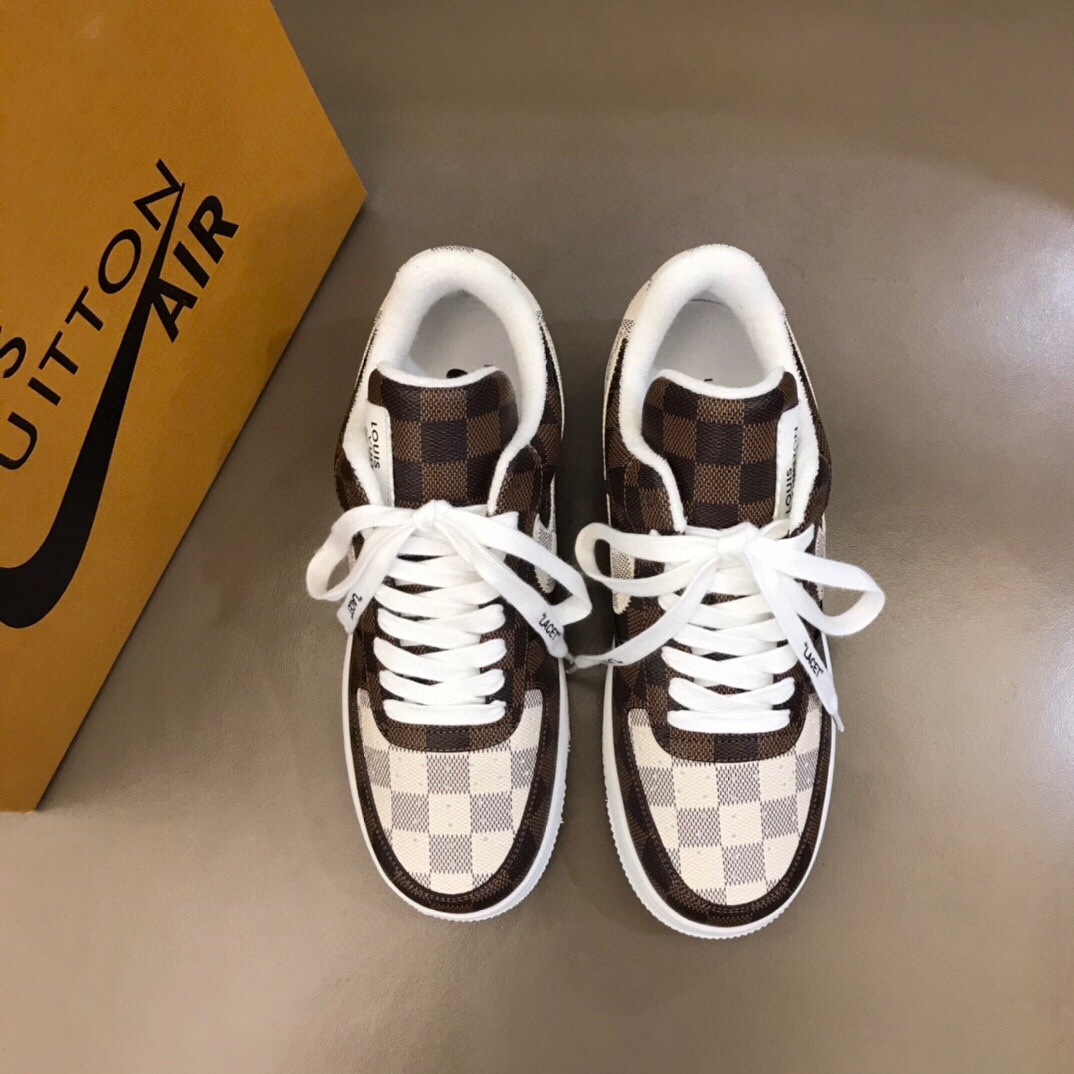 Affordable Nike and LV Sneakers with Oxen Pellet Construction and Towel Cloth Comfort - 图片 1