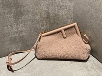 Fendi Bags Handbags Gold Sheepskin Wool First