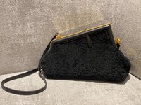 Fendi Bags Handbags Gold Sheepskin Wool First