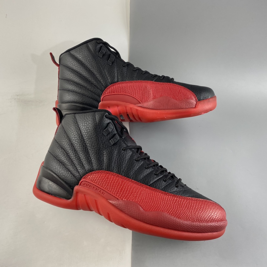 P420  Air Jordan 12 Retro AJ12 乔12黑红130690-002
