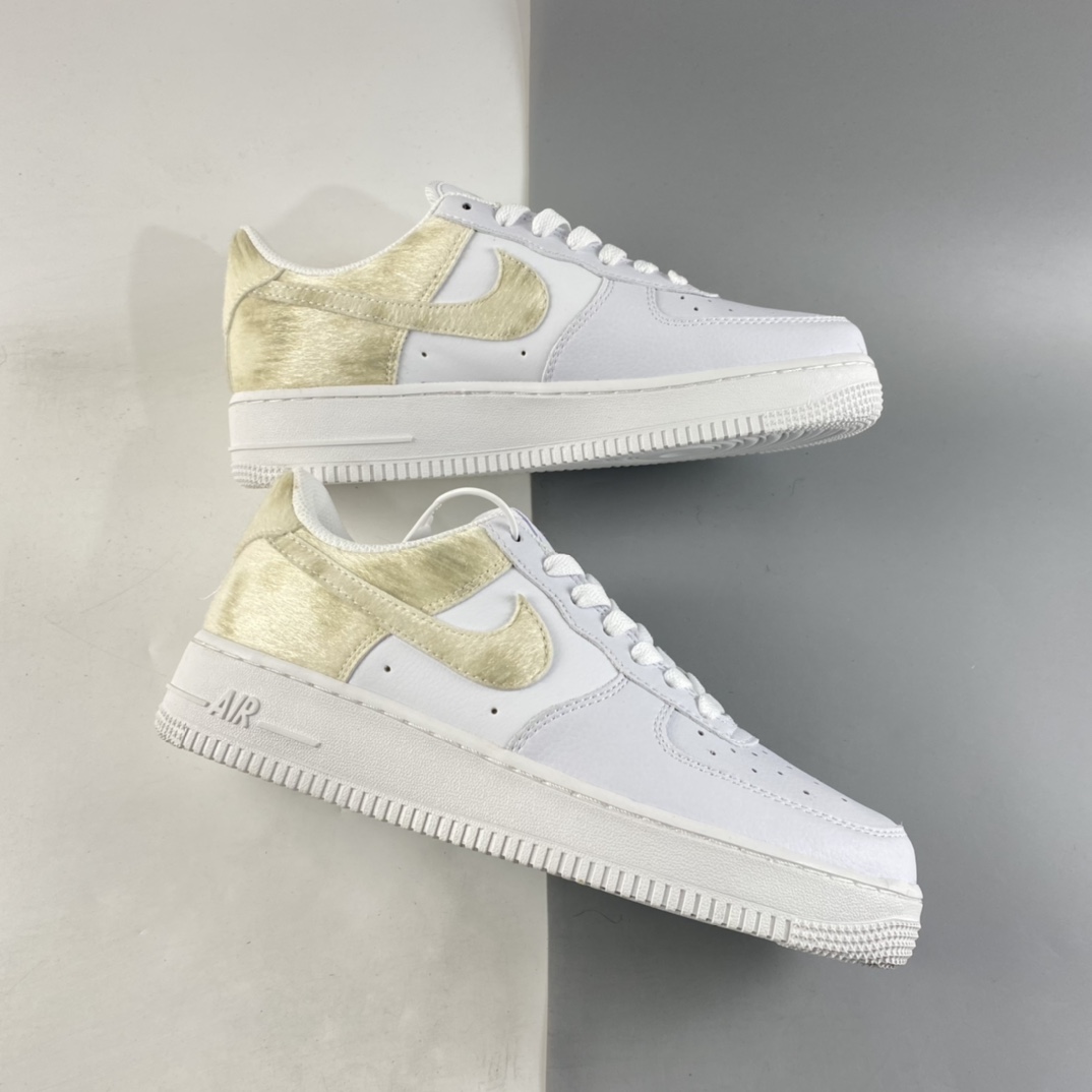 P200 NIKE Air Force 1’07 Low 白鬃毛拼接DM9088-001