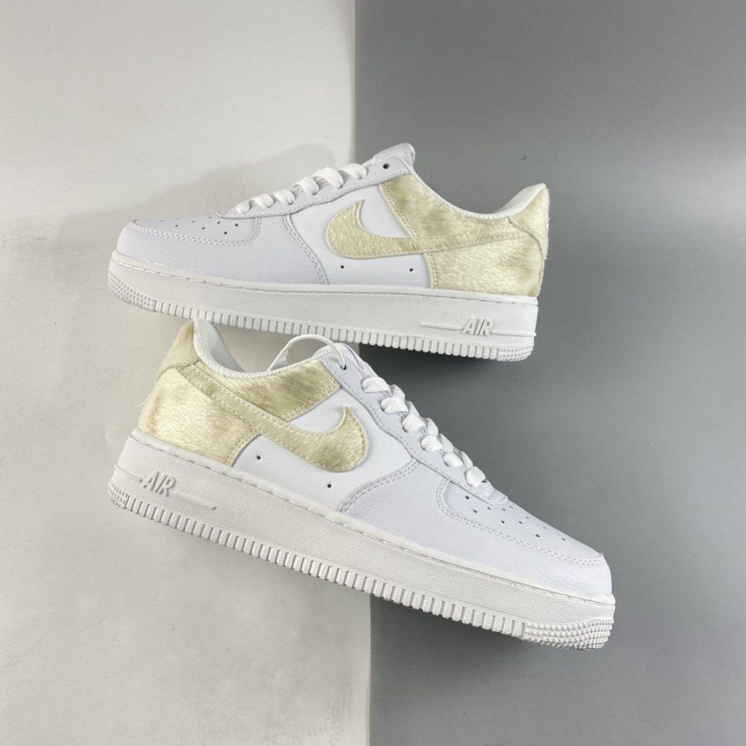 P200 NIKE Air Force 1’07 Low 白鬃毛拼接DM9088-001