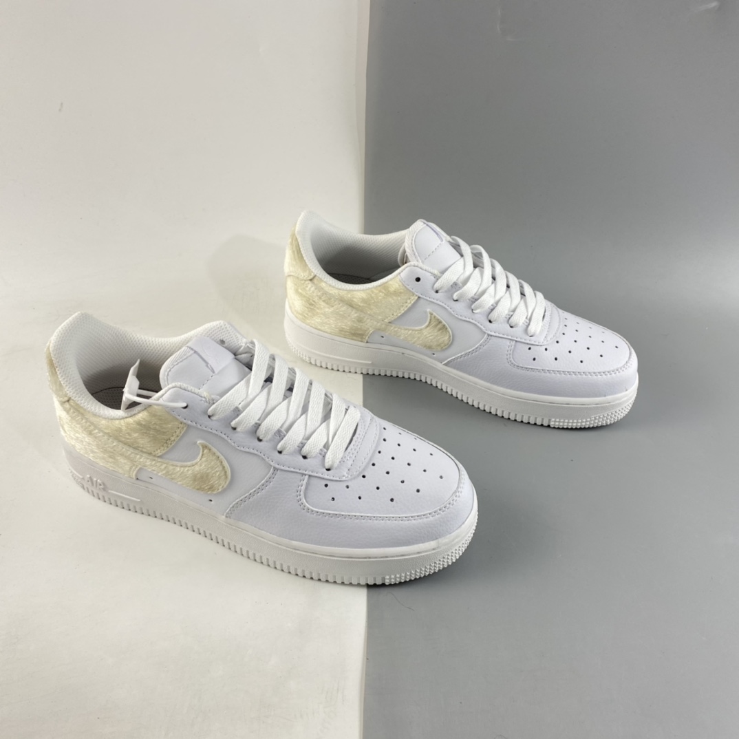 P200 NIKE Air Force 1’07 Low 白鬃毛拼接DM9088-001