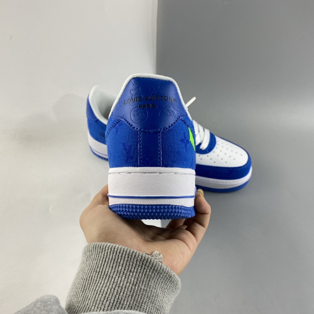 P200  NIKE Air Force 1’07 Low 驴牌印花帆布拼接低帮休闲板鞋 LA2314-103