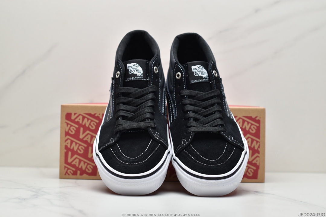 150 硫化工艺万斯范斯VANS Sk8-Mid Pro经典中帮男女休闲运动板鞋