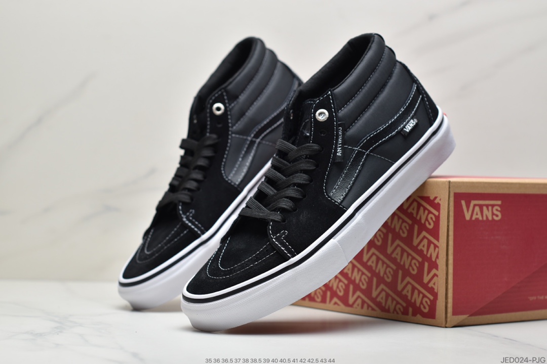 150 硫化工艺万斯范斯VANS Sk8-Mid Pro经典中帮男女休闲运动板鞋