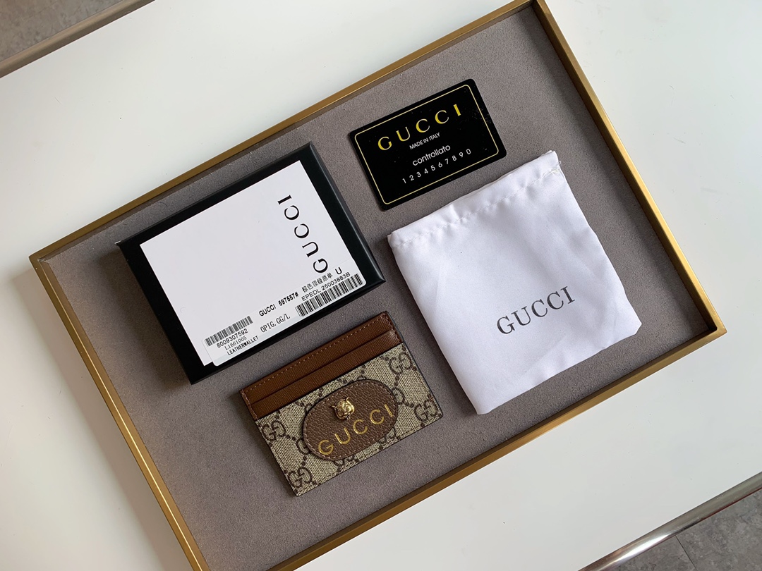 G家最新款 小虎头デザイン 高級牛皮財布