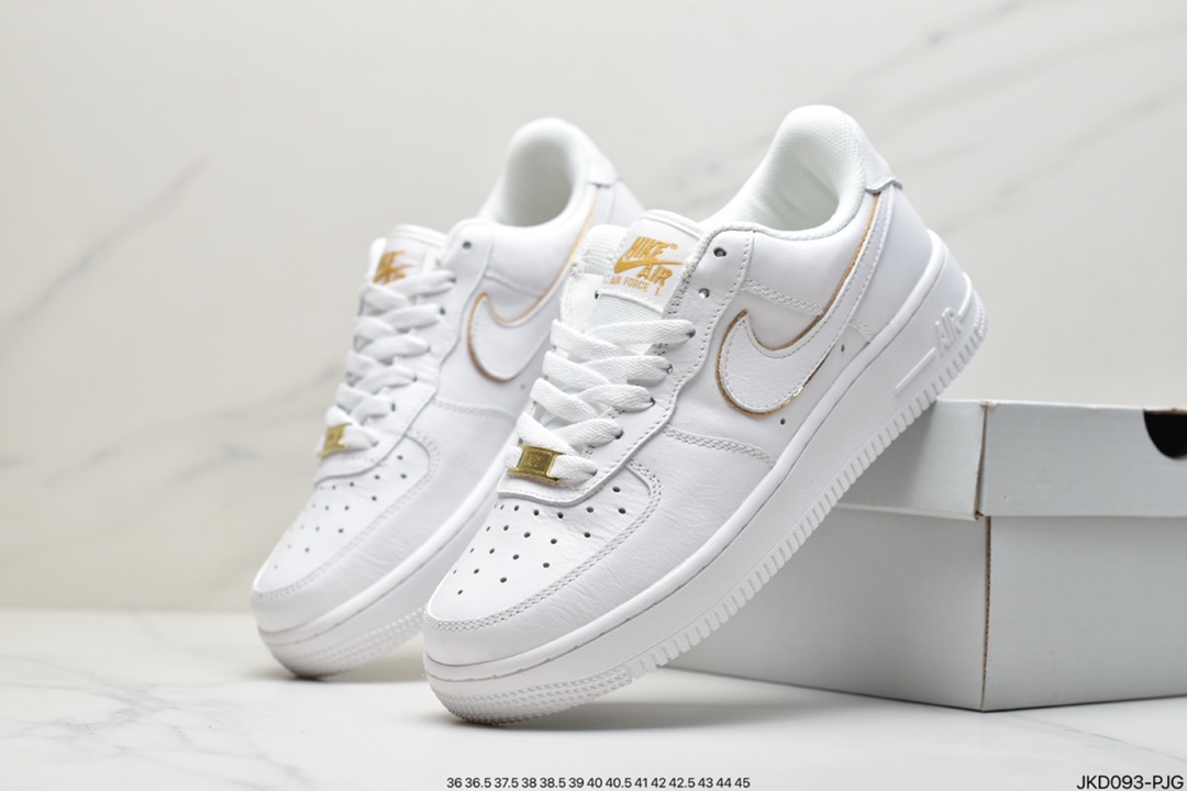 160 Nike Air Force 1 ”荔枝纹白金边” 头层荔枝纹AO2132-102