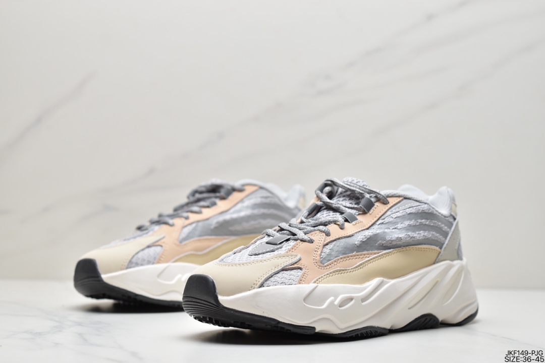 Adidas Yeezy Boost 700 V2”Ash Geode”700V2 Coconut Series Jogging Shoes GZ0724