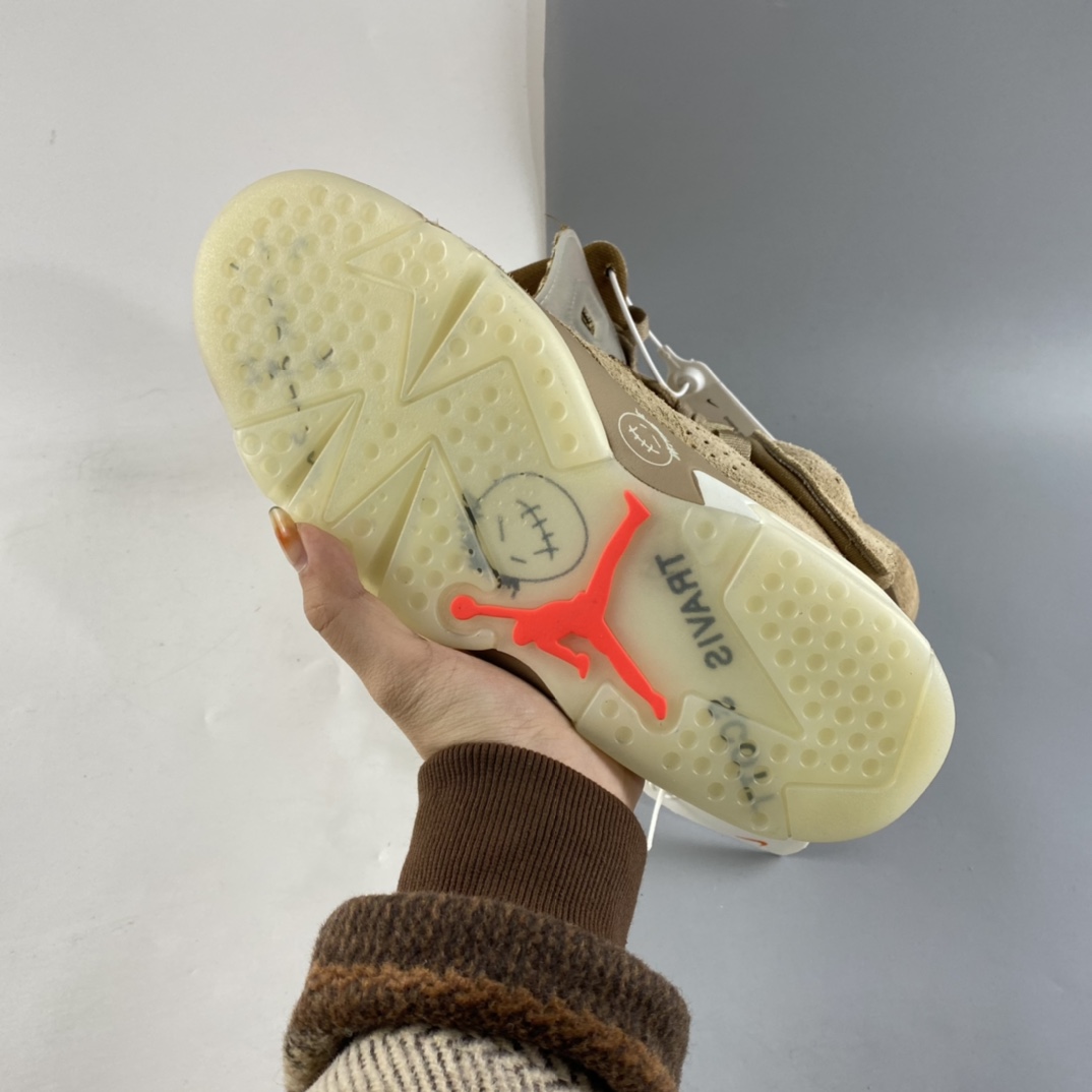 P380 Travis Scott x Air Jordan 6 Retro SP ”British Khaki” AJ6 DH0690-200