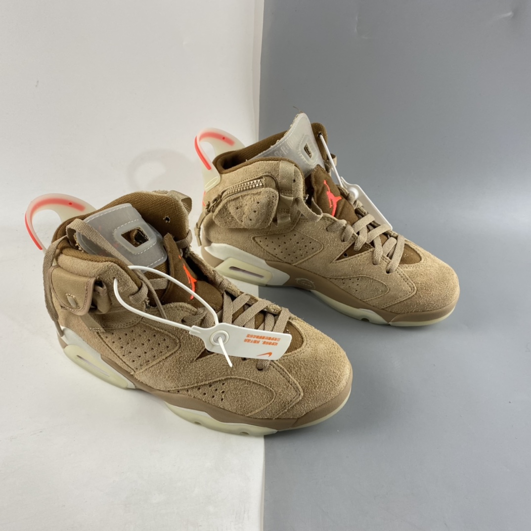 P380 Travis Scott x Air Jordan 6 Retro SP ”British Khaki” AJ6 DH0690-200