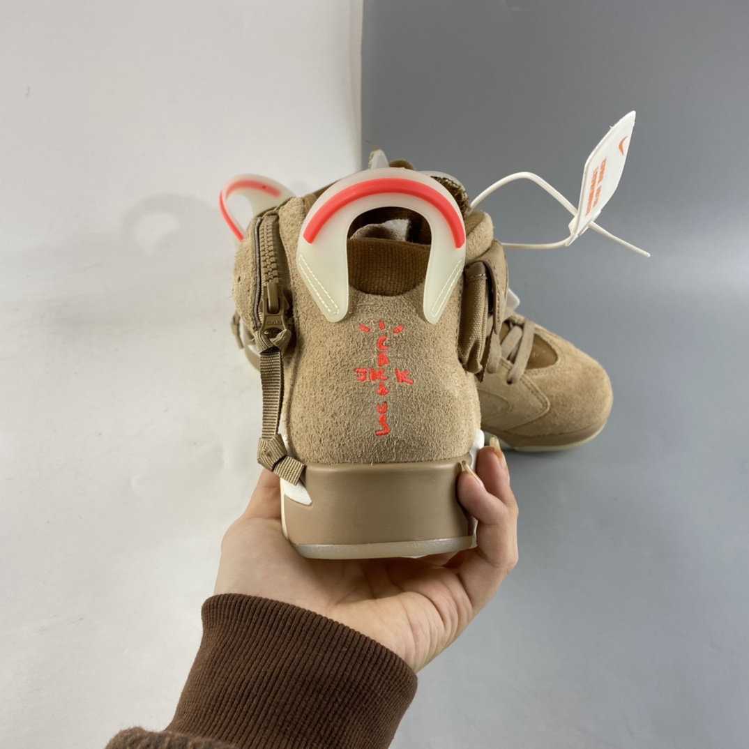 P380 Travis Scott x Air Jordan 6 Retro SP ”British Khaki” AJ6 DH0690-200