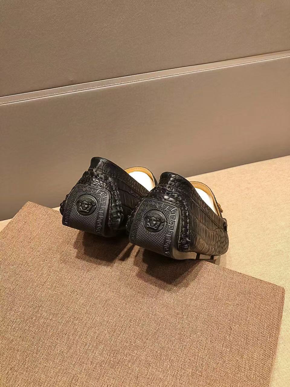P230, nuevo nuevo, Versace cocodrilo zapatos casuales de los hombres de soja los últimos elementos d