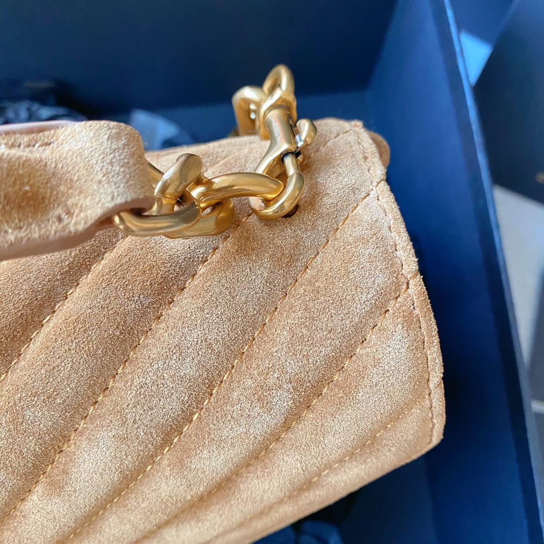 Saint Laurent 棕色磨砂皮