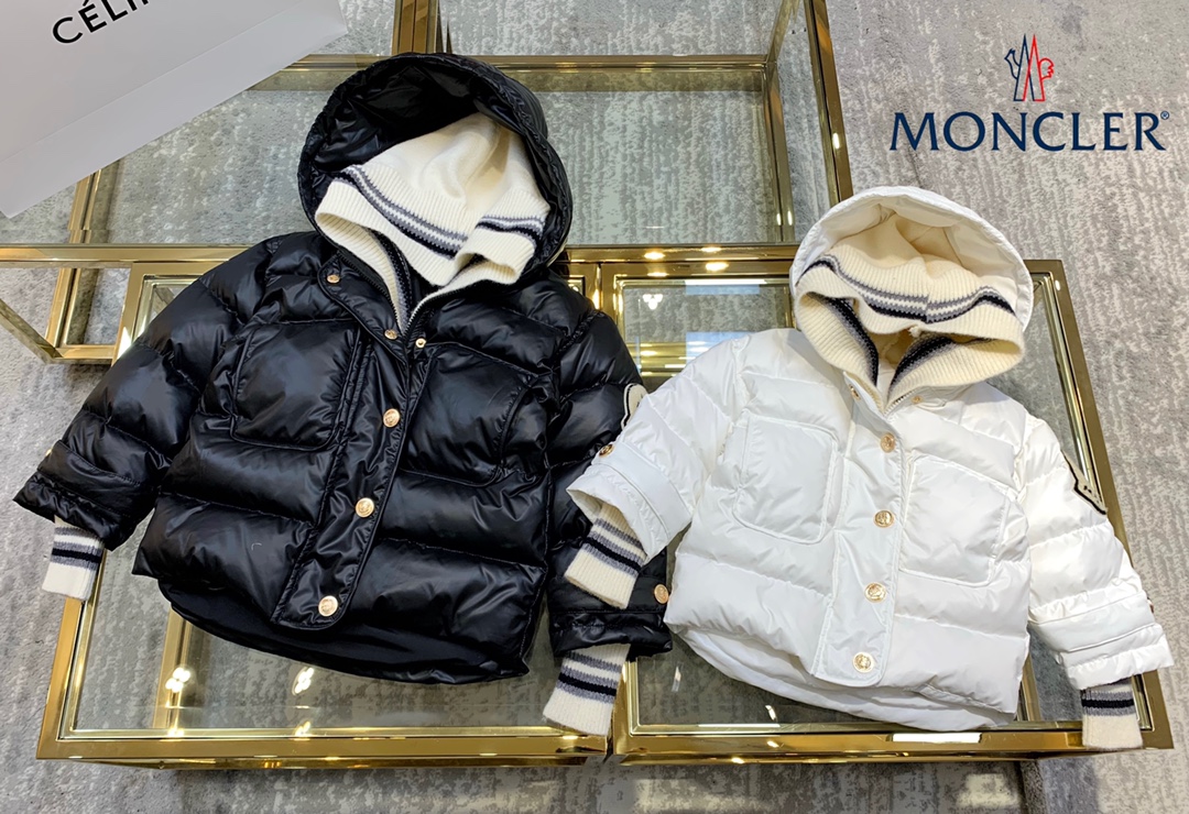 “21FW MC Fake Nylon Jackets: Cool White, Functional, and Stylish with Classic Logo”