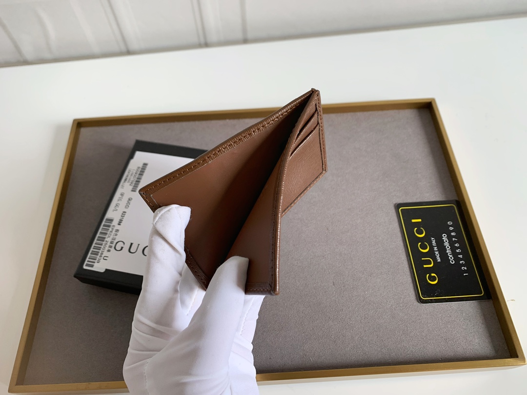 Ophidiaシリーズ GG Supreme 小カードケース - 高級人造帆布製