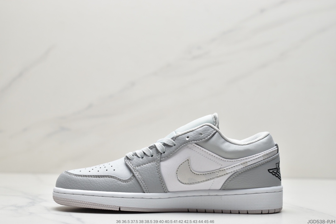 180 耐克Nike Air Jordan 1 Low “Silver Toe” 黑银 AJ1 CQ9828-131