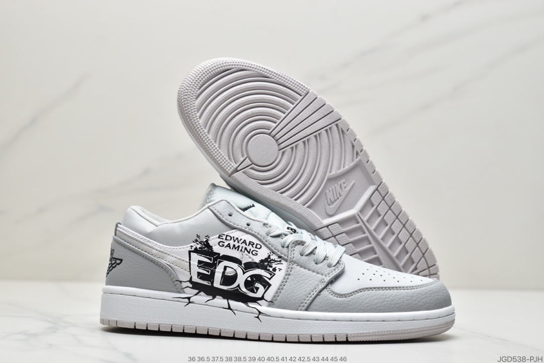180 耐克Nike Air Jordan 1 Low “Silver Toe” 黑银 AJ1 CQ9828-131