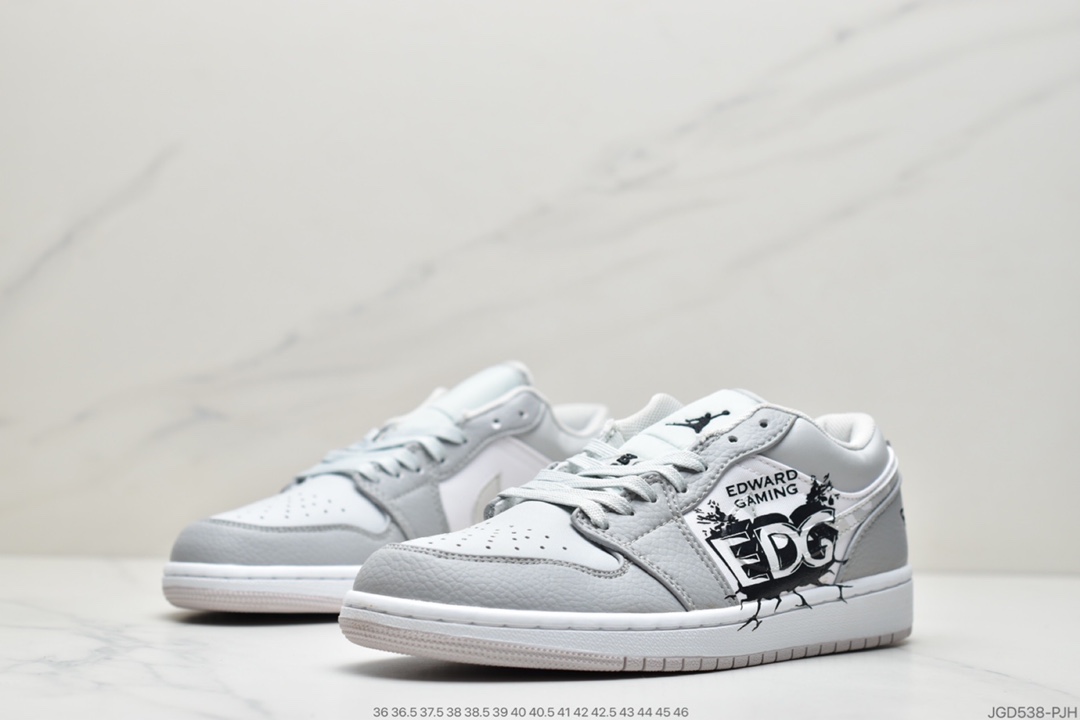 180 耐克Nike Air Jordan 1 Low “Silver Toe” 黑银 AJ1 CQ9828-131