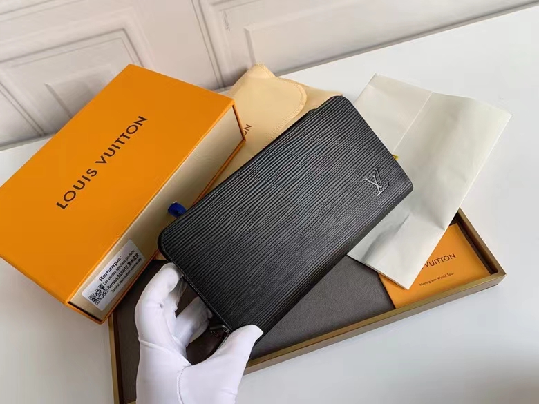 高級ブランド 男性用ダブルジッパー財布 モノグラムキャンバス