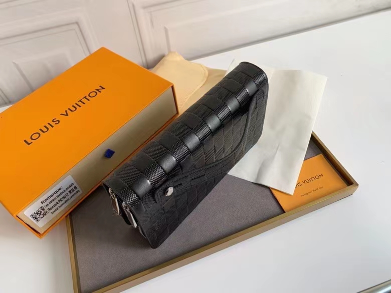 Monogram帆布 男士双拉手包 実用的デザインと優れた収納力