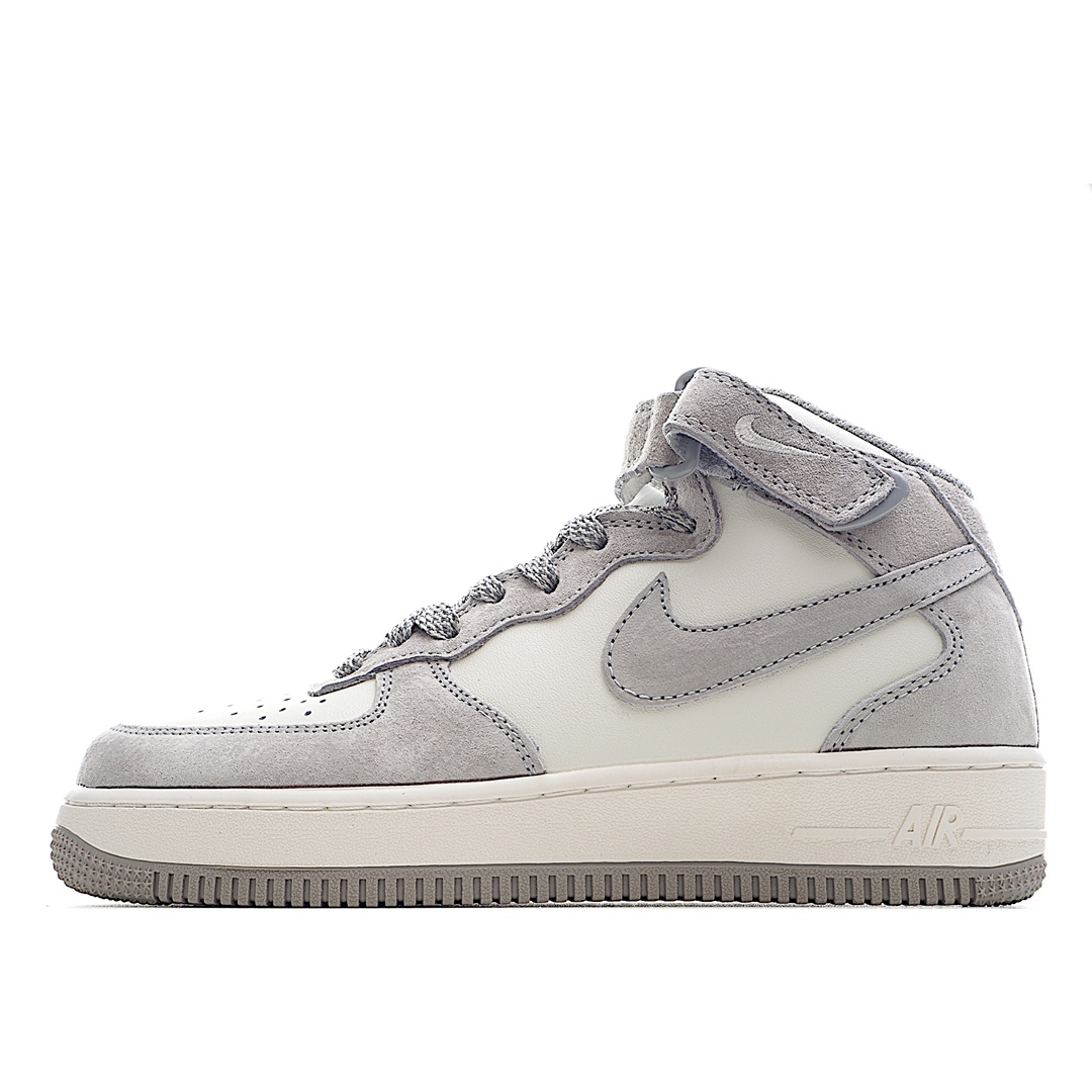 I0 Nike Air Force 1 空军一号中帮休闲运动板鞋 客供模具、原材料，内置全掌Solo 原楦头纸板 🏻 打造最完美空军鞋型 专供实体专柜混卖