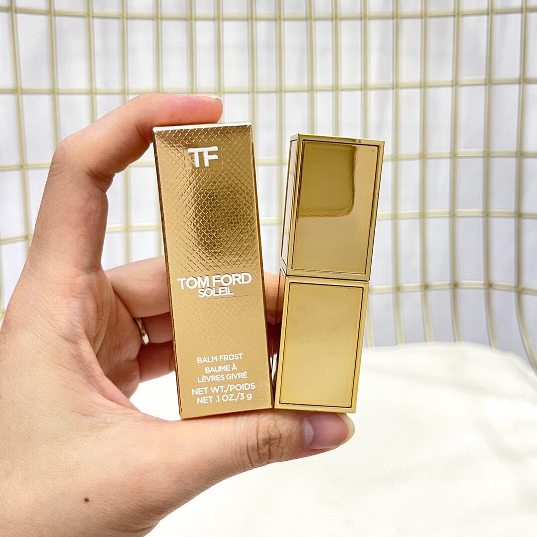 ¡Lápiz de labios TF Shimmering流光! Tonos: SUNLIT ROSE#Pink Shimmer, SOLEIL#Pan de oro 24K.