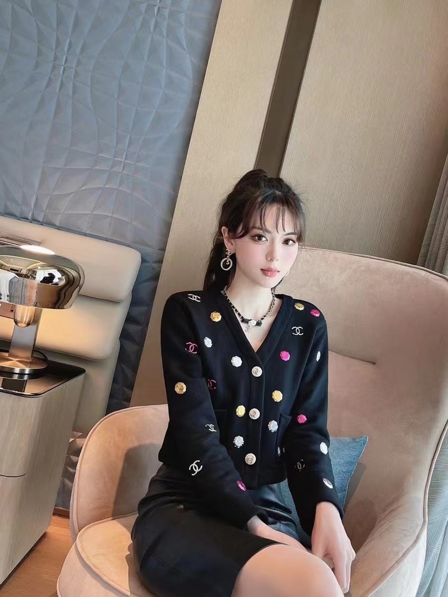 chanel钻石珠宝开衫s肩宽42胸