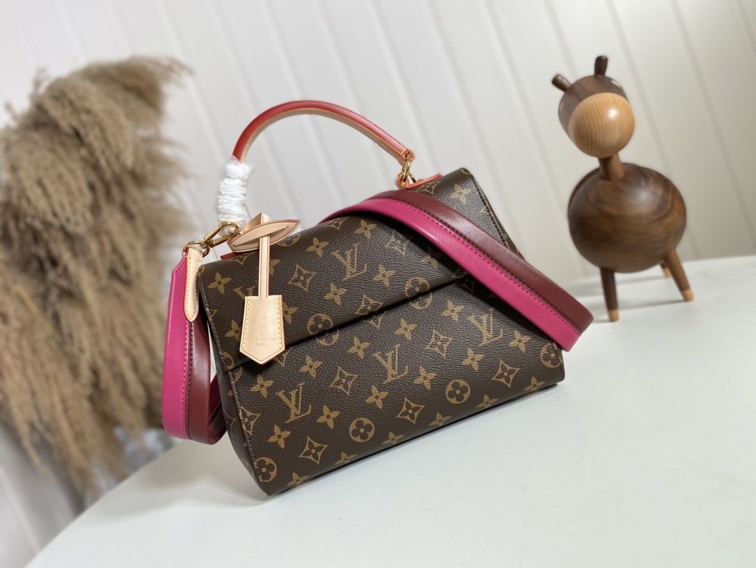 Louis Vuitton LV Cluny Fake
 Bags Handbags Red M42738